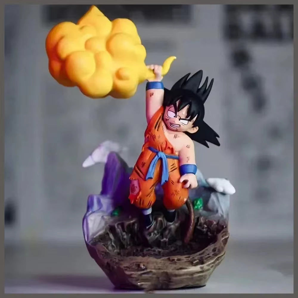 9Cm Anime Dragon Ball Figures Evil Containment Wave Son Goku Action Figure Super Saiyan Pvc Statue Model Collectible Toys Gift