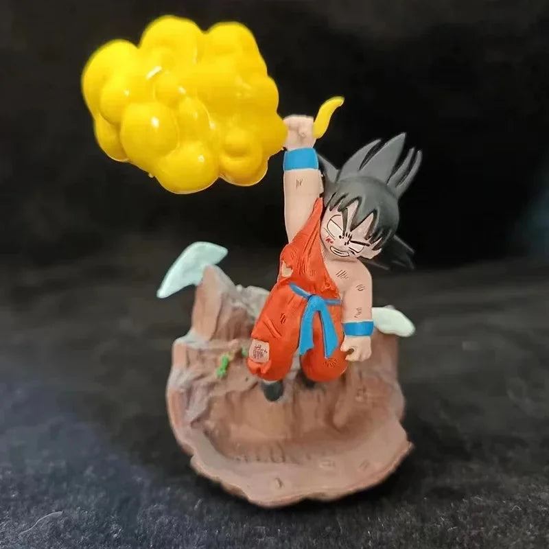 9Cm Anime Dragon Ball Figures Evil Containment Wave Son Goku Action Figure Super Saiyan Pvc Statue Model Collectible Toys Gift