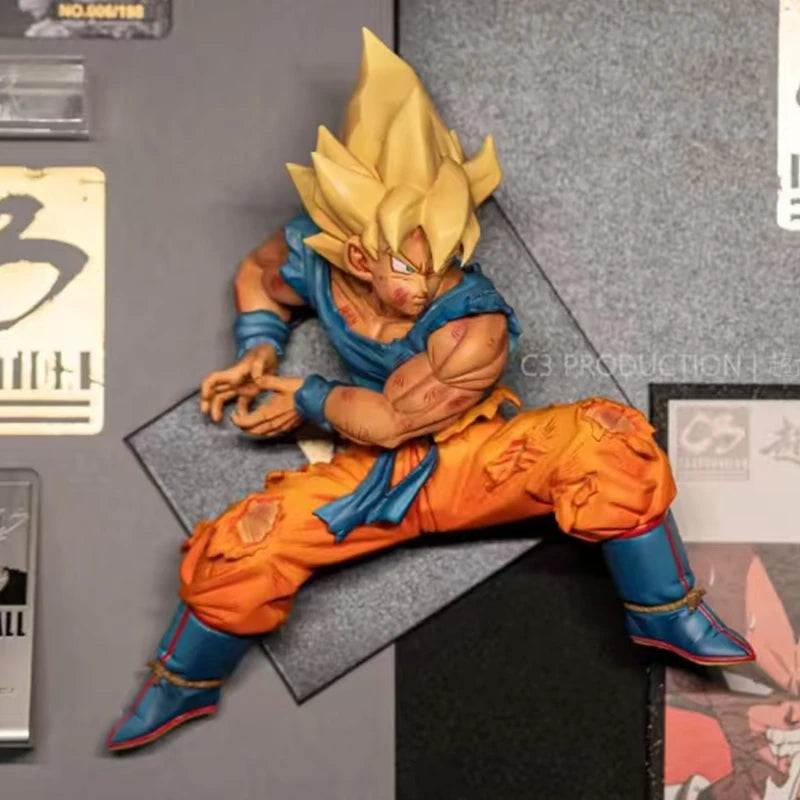 Dragon Ball Z Kamehameha Son Goku Figure Super Saiyan Kakarotto 22CM PVC Action Figures Model Dolls Toys for Children Gifts