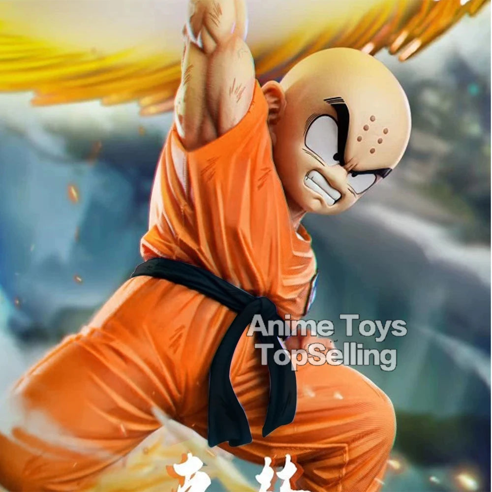 17Cm/6.7In Anime Dragon Ball Z Figure Kienzan Krillin Action Figure Pvc Collection Model Toys for Children Gifts