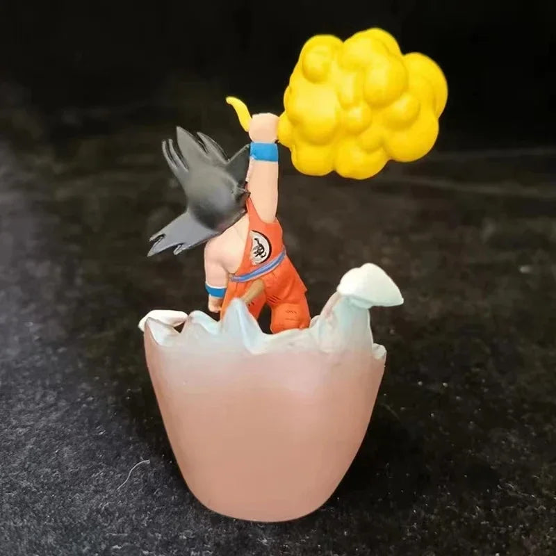9Cm Anime Dragon Ball Figures Evil Containment Wave Son Goku Action Figure Super Saiyan Pvc Statue Model Collectible Toys Gift