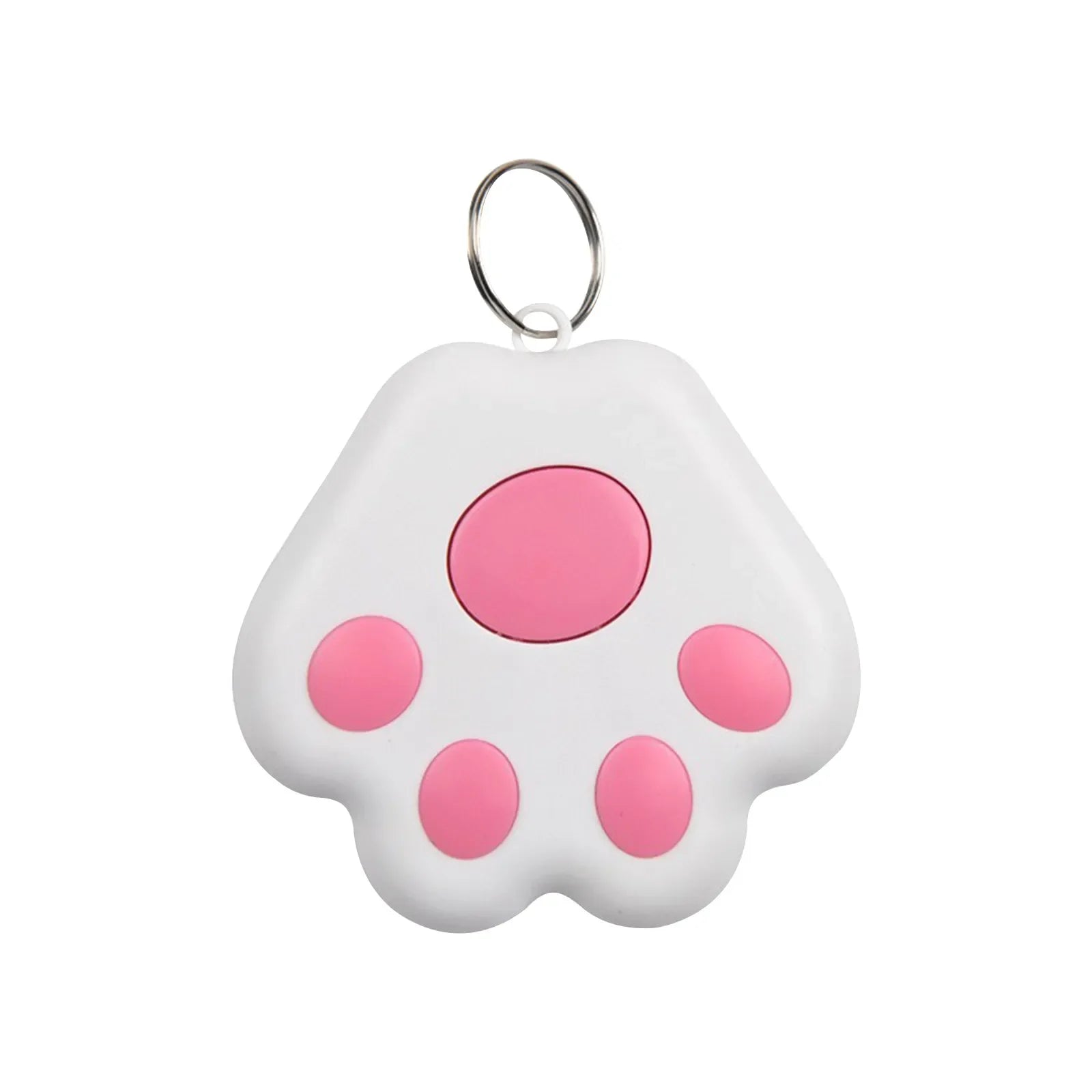 Dog Paw Shape GPS Tracker Anti-Lost Alarm Wireless Bluetooth Locator Tracer for Pets Cat /Kids Bag Wallet Key Collar Accessories