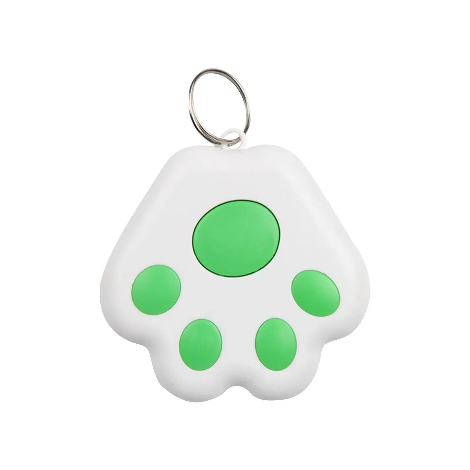 Dog Paw Shape GPS Tracker Anti-Lost Alarm Wireless Bluetooth Locator Tracer for Pets Cat /Kids Bag Wallet Key Collar Accessories