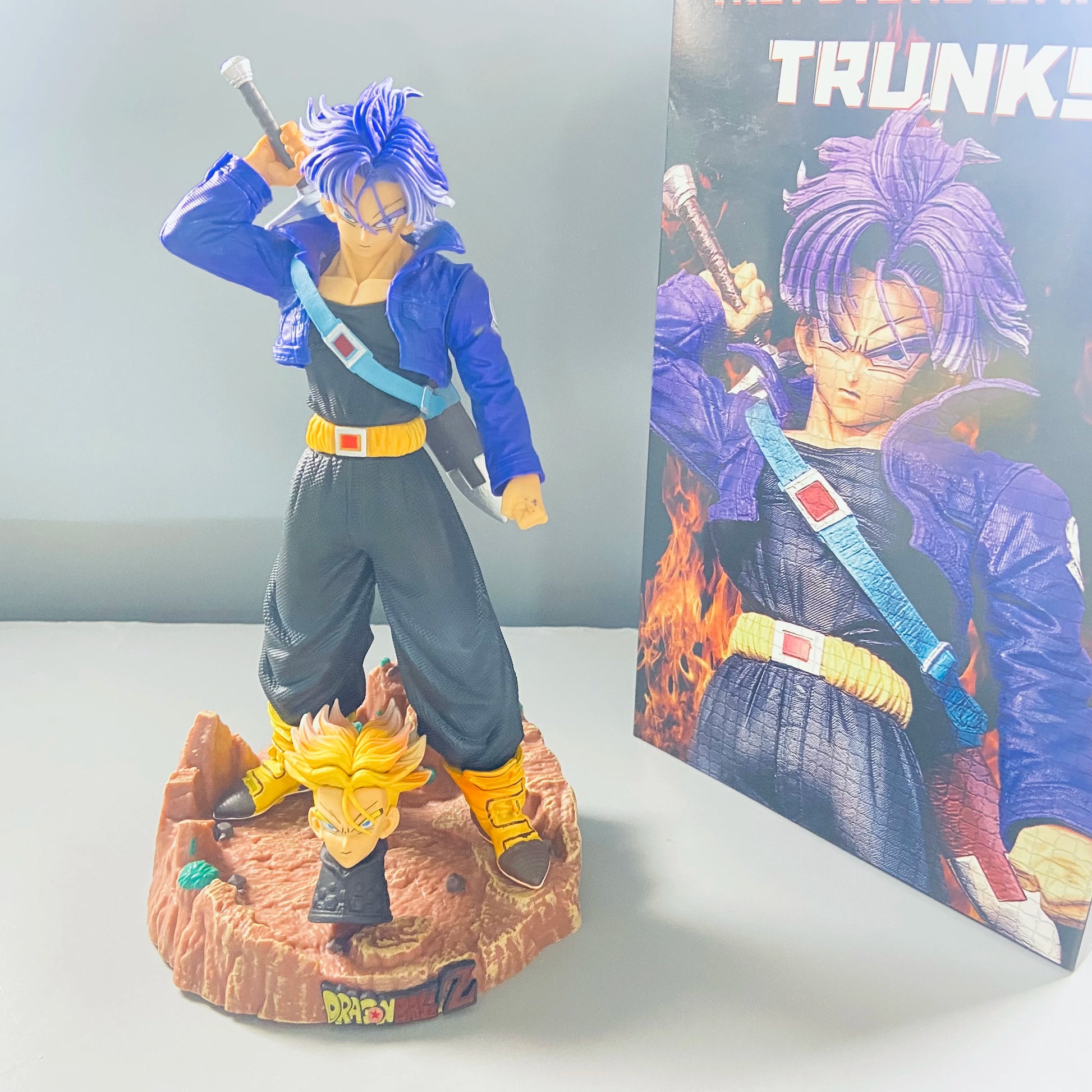 23CM Dragon Ball Z Anime Figurine Trunks Figure Super Saiyan Trunks Pvc Model Statue Doll Collection Decoration Toys Gift