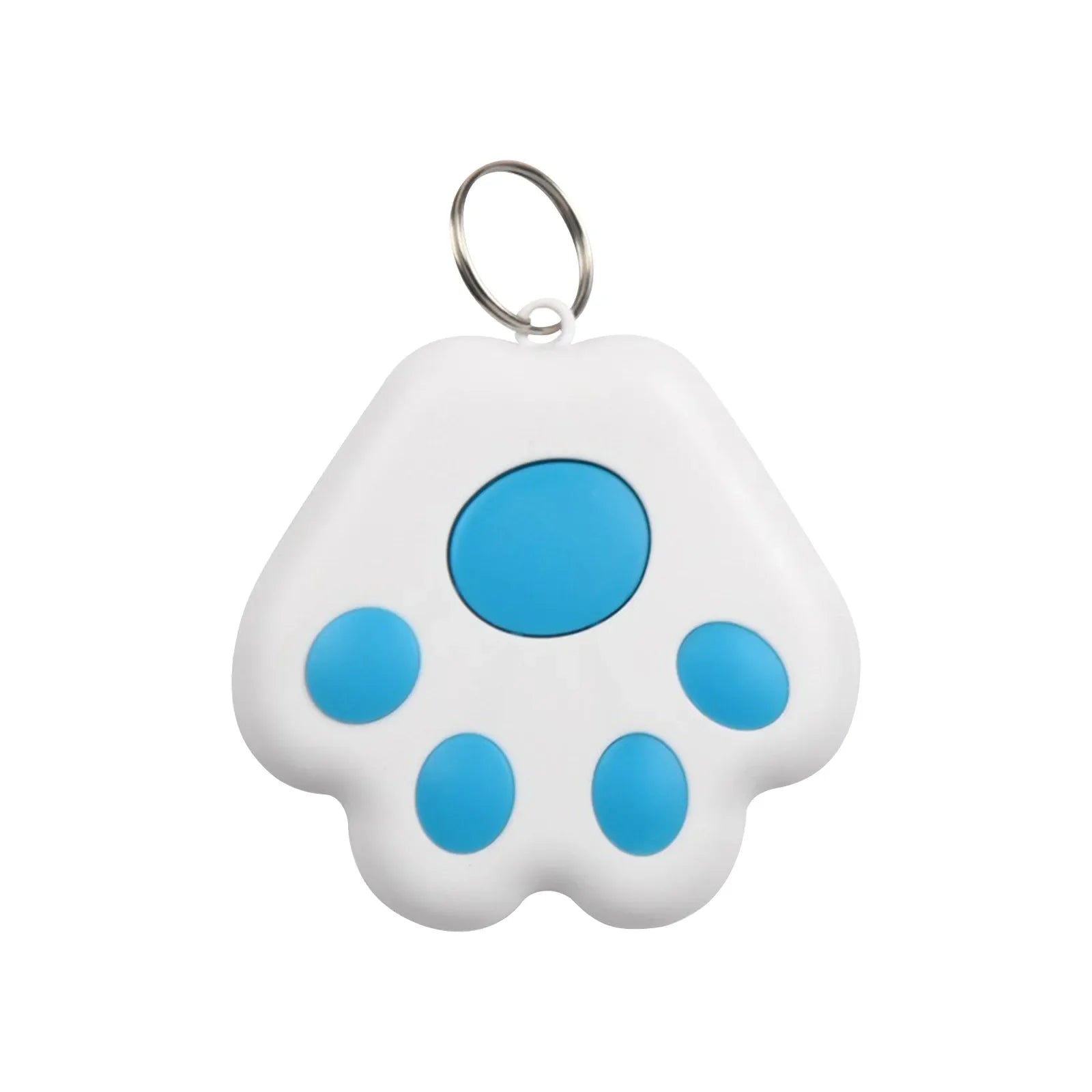 Dog Paw Shape GPS Tracker Anti-Lost Alarm Wireless Bluetooth Locator Tracer for Pets Cat /Kids Bag Wallet Key Collar Accessories