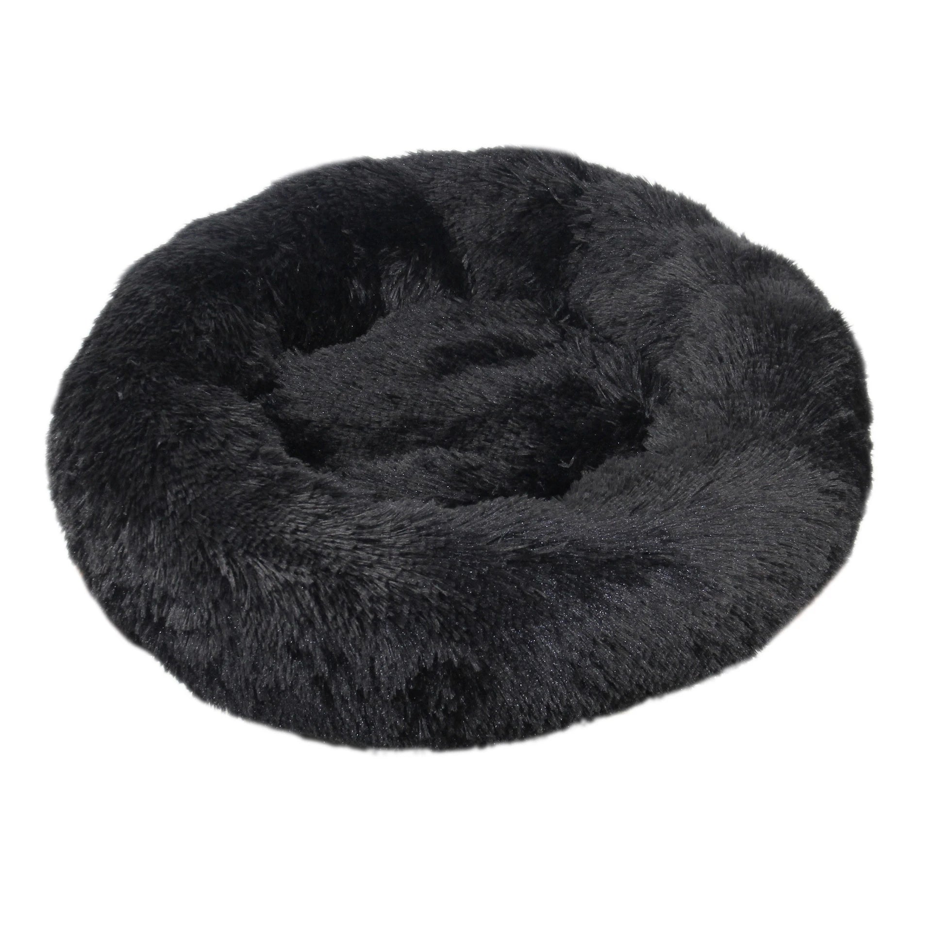 Orthopedic Donut Dog Bed - Calming Anti-Anxiety Pet Sofa Lounger, Washable for Small Large Dogs Cats, Comfortable Memory Mat