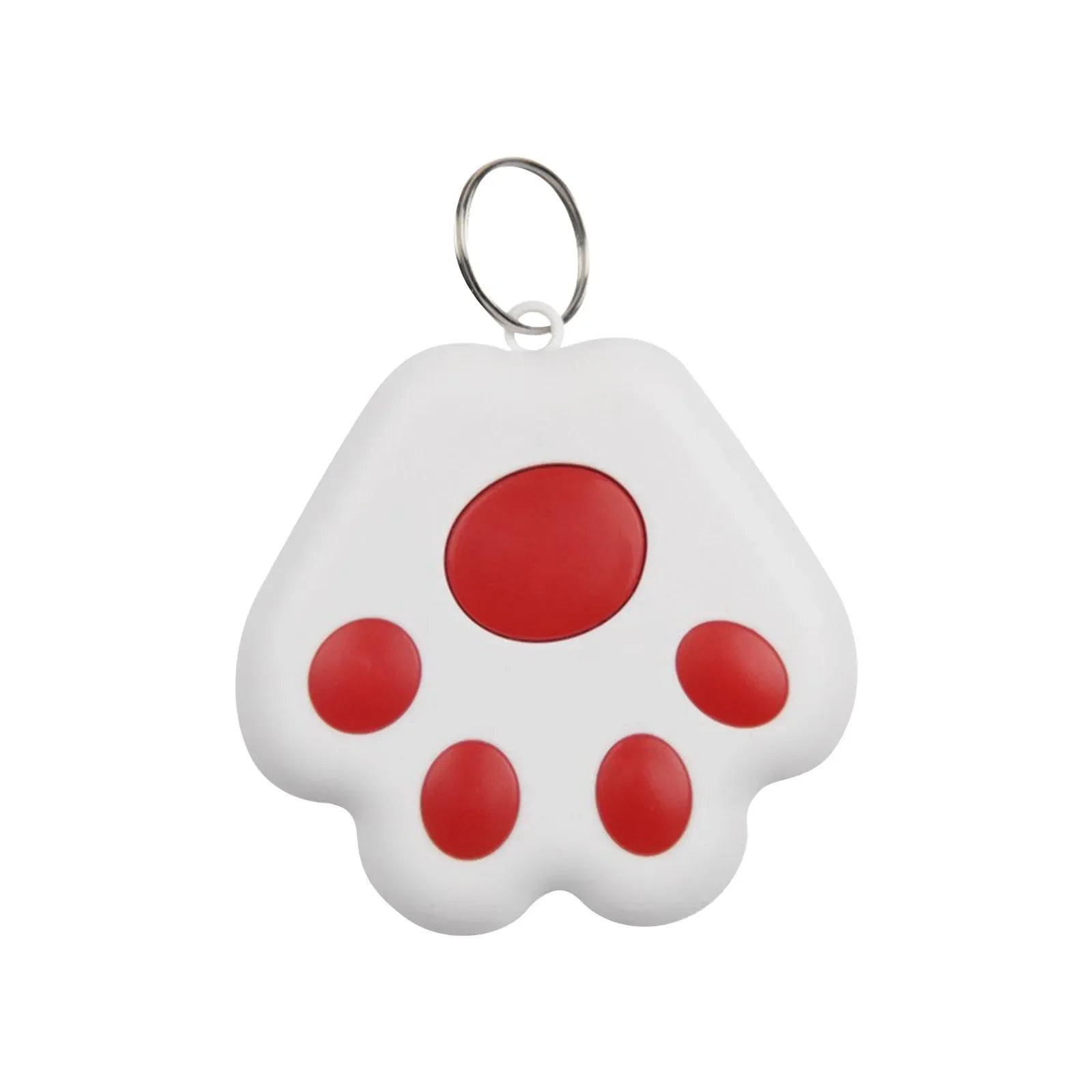Dog Paw Shape GPS Tracker Anti-Lost Alarm Wireless Bluetooth Locator Tracer for Pets Cat /Kids Bag Wallet Key Collar Accessories