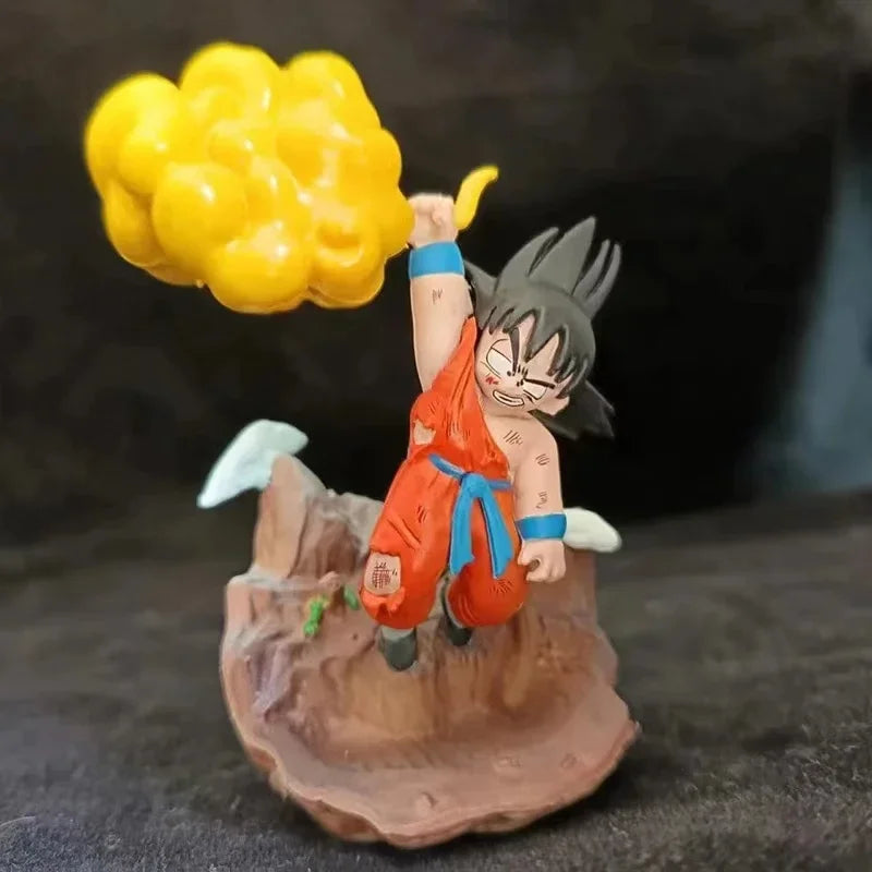 9Cm Anime Dragon Ball Figures Evil Containment Wave Son Goku Action Figure Super Saiyan Pvc Statue Model Collectible Toys Gift