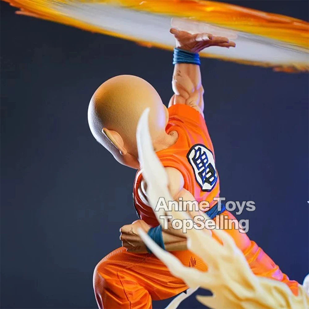 17Cm/6.7In Anime Dragon Ball Z Figure Kienzan Krillin Action Figure Pvc Collection Model Toys for Children Gifts